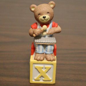 Alpha Block Bears Bronson Collectables "C", "J" or "X" - One Statue Per Purchase